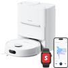 SwitchBot S20 Robot Aspirapolvere Lavapavimenti, Evitamento Degli Ostacoli AI, 10000 Pa, Auto-Svuotamento e Riempimento, Lava e Asciuga Autopulizia Supporto Matter e Apple Home