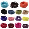 WideSmart 15pz Cordino Corde Pelle per Collane Bracialetti,4 M X 3 mm Cordoncino in Pelle Scamosciata,Cordoncino per Braccialetti,Corda di Cuoio,Vintage Corde in Pelles per Creazione Fai da Te Artigianato