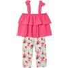 Mayoral Compl. Leggings Corto Stampa per Bambine e Ragazze Peonia 8 Anni (128cm)