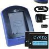 mtb more energy 2x Batteria + Caricabatteria (USB/Auto/Corrente) per Panasonic DMW-BLC12 / Lumix DMC-G5, G6, G70, G81, GH2, GX8, FZ2000.. / Sigma dp0/1/2/3 quattro - v. lista
