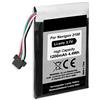 mtb more energy Batteria di ricambio compatibile con 003028 per Navis di Navigon 2100 Max, 2120 (Max), 2150 Max, 2210 (Max), 2200T, 2310 [ai polimeri di litio, 1200 mAh, 3,7 V]