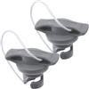 Supvox 2 pezzi Girevole Cofano Sup valvola hr airtrack Factory valvola Air Box Cap per barche gommone ad alta pressione pompa ad aria materasso valvola girevole accessori protezione ambientale PVC