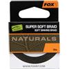 Fox Naturals Soft Braid hooklength - Materiale 20 m