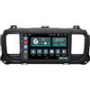 Jf Sound car audio system JF Sound - Autoradio Custom Fit X9C - Per Citroen Jumpy (2016+) Navigatore - Android 8 Core - 4GB RAM - 64GB ROM - GPS - WiFi - CarPlay/Android Auto Wireless - Touchscreen 9 - DAB+ - Comandi Vocali