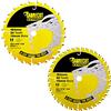 SabreCut 2 x SabreCut SCCSFK184CR16 lame per sega circolare 184mm 24 denti 40 denti x 16mm