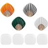 WANGCL 4 ganci adesivi colorati set di ganci per asciugamani senza perforazione ganci adesivi per bagno, cucina, ecc