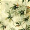 ICYEHAO Carta da Parati Foglie Verdi, 44 x 500 cm Carta da Parati Verde e Beige Fiori Foglie Piante Parato Foglia di Bambù Boho Pellicola Adesiva per Mobili,Camera da Letto,Soggiorno,Bagno,Cucina