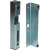 Miratic Contropiastra Serratura Profilo 40x40mm Cassetta per Apriporta Serratura Elettrica 12v Piastra di Fissaggio Zincata e Verniciata a Polvere Tre Colori Disponibili (argento)