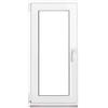 Framex Finestra in Plastica Bianca Larghezza x Altezza 50 x 120 cm (500 x 1200 mm) Triplo Vetri (32 mm), Anta-Ribalta, Girevole DIN Destra - Premium