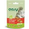 Generico Oasy Snack Gatto, oasy biscotti ripieni di mousse per gatti adulti di tutte le taglie gusto Pollo | 3 confezioni da 60 grammi l'una.