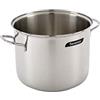 Barazzoni Pentola Ø22 cm, Made in Italy, Capacità 6 lt, Acciaio Inox 18/10, Induzione+Gas. Triplo fondo. PFAS free. Linea Bonita