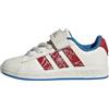adidas Marvel Spider-Man Grand Court Shoes Kids, Scarpe Unisex-Bambini, Cloud White/Pure Ruby/Bright Blue, 33 EU