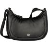 TOM TAILOR Denim Maye - Borsa a tracolla da donna, taglia media, Nero, Mittelgroß