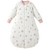 Duomiaomiao Sacco nanna 3.5Tog per bebè, Sacco 100% cotone per bebè invernale, Ragazze neonate, Sacco nanna per bambini maschi, Caldo per neonati e bambini piccoli(Fiori Rosa/100)