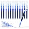 SMOOTHERPRO Penne Blu a Gel Punta Fine Scrittura Fluida 0,5 mm 12 Pz | Asciugatura Rapida, Tratto Preciso, per Disegno, Cancelleria, Casa, Scuola, Ufficio