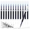 SMOOTHERPRO Penne Nero a Gel Punta Fine Scrittura Fluida 0,5 mm 12 Pz | Asciugatura Rapida, Tratto Preciso, per Disegno, Cancelleria, Casa, Scuola, Ufficio