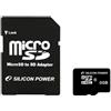 Silicon power 8GB Scheda MicroSD Silicon Power SDHC (Class 10) w/adaptor [SP008GBSTH010V10-SP]