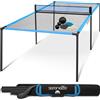 SereneLife Tavolo Ping Pong, Gioco da Tavolo 240 cm in Acciaio Verniciato con Rete Ping Pong, Racchette e Palline, al Coperto e all'Aperto