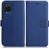DENDICO Cover per Galaxy A12 5G, Premium Portafoglio PU Custodia in PU Pelle, Flip Libro TPU Bumper Caso per Samsung Galaxy A12 5G, Blu Navy