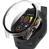 YealRed Custodia Compatibile con Garmin Forerunner 265, Custodia Rigida per PC Proteggi Schermo in Vetro Temperato, Protezione Antigraffio Completa Compatibile con Garmin Forerunner 265 - Trasparente