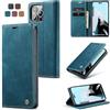 owlhold Cover iPhone 14 Pro Max Custodia iPhone 14 Pro Max Magnetica Portafoglio Flip[Antiurtoo][Cavalletto][Carta Fessura] Cover Pelle - Blu verde
