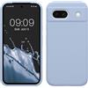 kwmobile Cover per Google Pixel 8a Custodia - Back Case per Smartphone in Silicone TPU - Protezione Gommata - blu chiaro matt