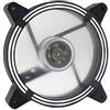 Suranus Ventola LED 120mm Bianco Ring V2 SU-W12025FA 12V 45CFM 1500RPM 120 mm 12 cm 3 Pin + 4 Pin molex Viti Incluse PC Raffreddamento Computer