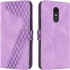 OKZone Cover per Xiaomi Redmi 5 Plus, Custodia in PU Pelle per Xiaomi Redmi 5 Plus, Custodia a Libro Protettiva Folio Portafoglio con Chiusura Magnetica e Slot per Carte Wallet Case Cover (Porpora)