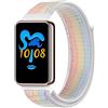FYISWHO Traspirante Sport Cinturino per Honor Band 9, Nylon Bracciali Cinturini di Ricambio per Honor Band 10