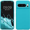 kwmobile Cover per Google Pixel 8 Pro Custodia - Back Case per Smartphone in Silicone TPU - Protezione Gommata - ghiaccio freddo
