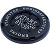 WANGCL Copertura del pulsante di avvio dell'automobile Spin Engine Start Stop Button Cover Copertura protettiva Anti-graffio Universale Pulsante Decorazione Anello di protezione