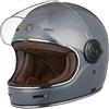 TORC Casco moto integrale Casco vintage in fibra di vetro stile retrò con visiera ECE22-06