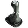 Newtown2700-parts Pomello del cambio + cuffia del cambio + telaio con cucitura bianca + telaio a 6 marce compatibile per Opel Corsa D E Adam