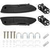 BONJUME Coppia Di Braccioli Per Seggiolino Auto, Bracciolo Universale Per Auto Bracciolo Regolabile 0-120 Gradi 38,5cm Bracciolo Per Sedile Universale Regolabile Telaio Portatile Per Camion Auto Camper T5 T6