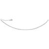 VLNET Vestopazzo cavigliera placcata in argento, con fiori,stelle,cuori e sfere. Lunghezza catena 22 cm. Extra chain 5 cm. Chiusura regolabile con moschettone. (sfere)