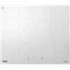 Delonghi De'Longhi PIB 62 piano cottura Bianco Da incasso 60 cm Piano cottura a induzione 4 Fornello(i)"