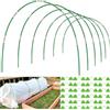 FuBegi 36 cerchi da giardino per aiuole rialzate, 2,4 m, per serra, giardino, coltivazione, tunnel, telai di supporto per serre, telai per aiuole da giardino, cerchi flessibili in fibra di vetro per piante