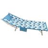 Seamar Telo Lettino in Microfibra Con Tasche e Cuscino Gonfiabile Telo Mare Stampa Digitale Misura 70x185 cm (Foglia Azzurra)