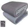 Marta Marzotto Trapunta Matrimoniale Invernale Microfibra Double Face Grigio