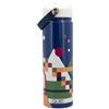 Quid Dream - Borraccia termica con cannuccia, 750 ml, in acciaio inox, non adatta a microonde, termica, fredda, 12 ore