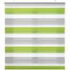 INTERBLIND Tenda avvolgibile notte e giorno doppio strato, dimensioni 100 x 180 cm (larghezza per altezza), misura tessuto 97 x 175 cm, colore grigio-pistacchio