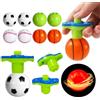 Leonshco Regalo di compleanno per bambini, 8 pezzi, trottola per bambini, giroscopio a LED, con manici, può essere utilizzato come regalo per feste, pensierino, riempimento pinata, give aways, divertente