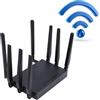 Generic Router CPE 5G, Router WiFi 6 con 8 Antenne e Slot per Scheda SIM, Banda 5GHz 1201Mbps, Banda 2,4GHz 574Mbps, MIMO 4x4, Antenne Rimovibili, per Medio Oriente, Asia, Africa (Spina