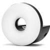 Aigostar Applique Led da parete Donut 10W rotondo Nero IP65 Bianco freddo 6500K Aigostar