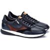 Pikolinos Sneaker da uomo in pelle con cuciture in rilievo, suola 3,5 cm