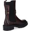 Galieti Stivaletti Chelsea in pelle con tacco 4cm