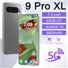 H&U&W Smartphone originale 9 Pro XL: 7.3 FHD + 108MP 16GB + 1TB Snapdragon 8 Gen4 8800mAh 5G Dual SIM, Android 15 - Black