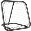 HOMCOM Rete di Rimbalzo da Calcio con Angolazione Regolabile in Metallo, 78x84x65-78 cm | Aosom Italy