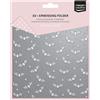 Vaessen Creative Embossing 3D-Zucche 15 x 15 cm-Cartelle per Goffratura-Ideale per Fai da Te Autunnale e Halloween, DIY, Biglietti, Artigianato, Scrapbooking e Journaling, Transparente, 15 x 15cm