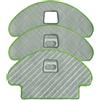 MYAYD Set di panni di ricambio per iRóbot Rómba Combo - Confezione da 3 panni in microfibra, panni di ricambio, riutilizzabili, grigio e verde